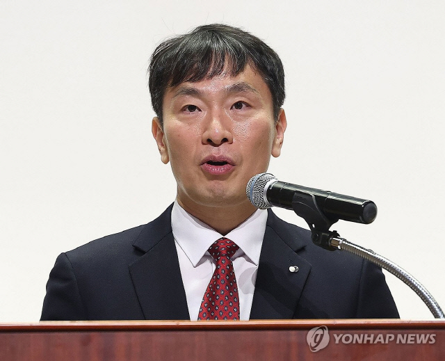 신년사하는 이복현 금융감독원장. <연합뉴스>